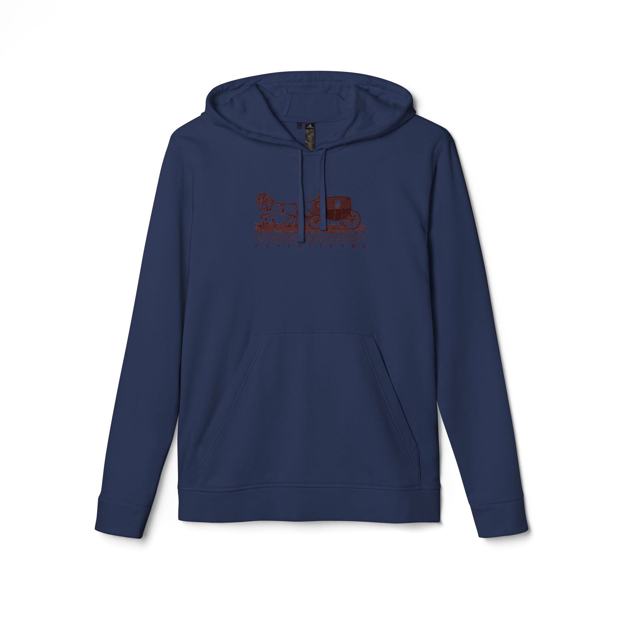 Old Money Tennis Club Hoodie - The Timeless Carriage I (Authentic Adidas Performance Fleece)