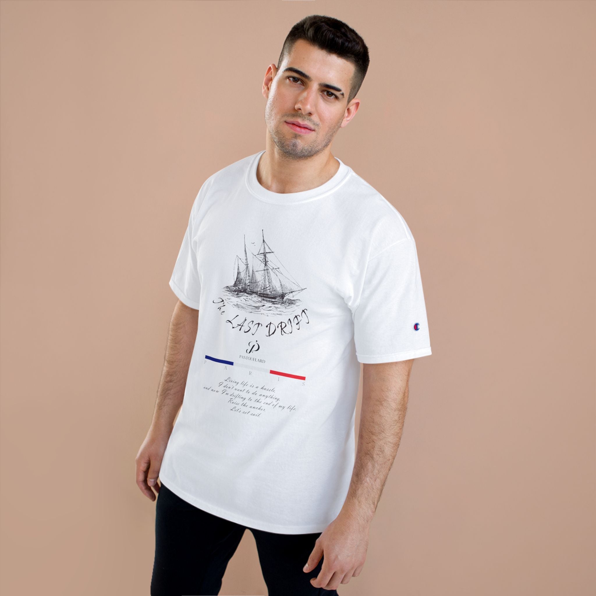 Champion Unisex White Last Drift Cotton T-Shirt