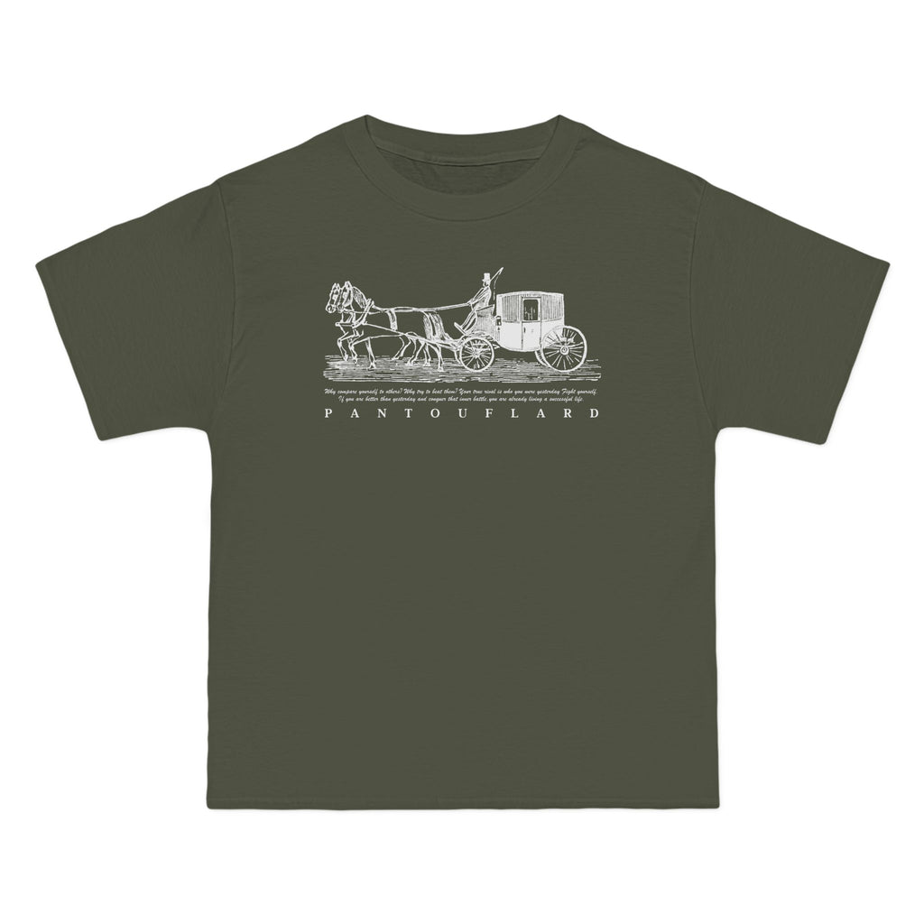 Unisex Navy Hanes Vintage Carriage Graphic 100% Cotton T-Shirt