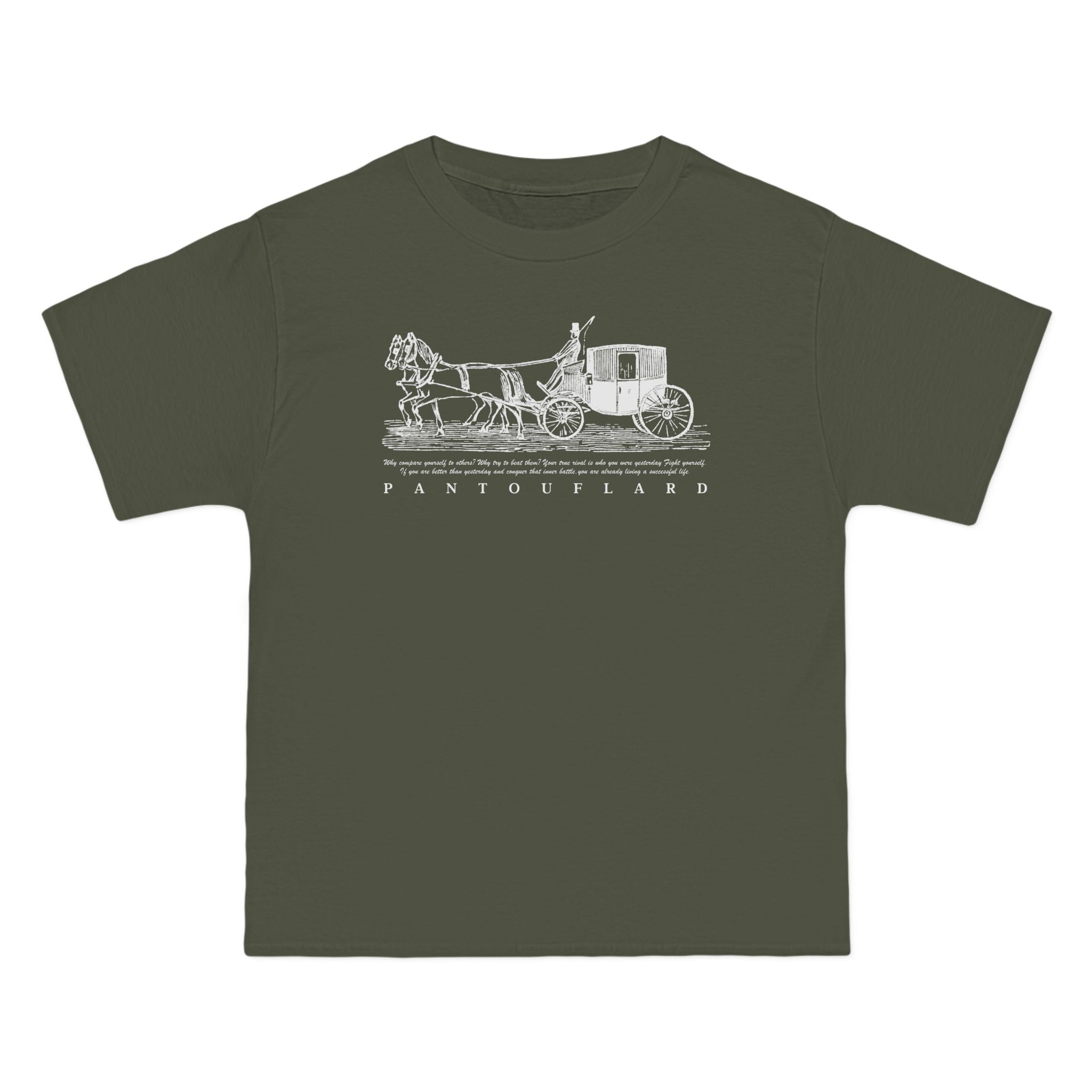 Unisex Navy Hanes Vintage Carriage Graphic 100% Cotton T-Shirt