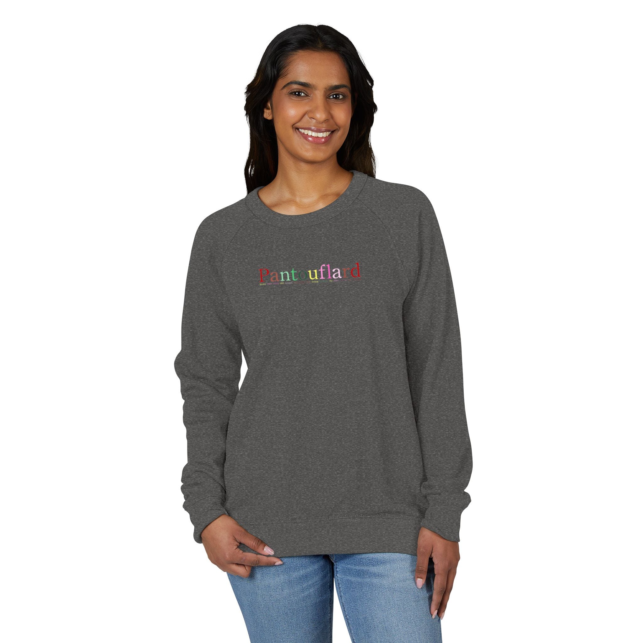 Unisex Old Money Aesthetic Raglan Crewneck - Premium French Terry