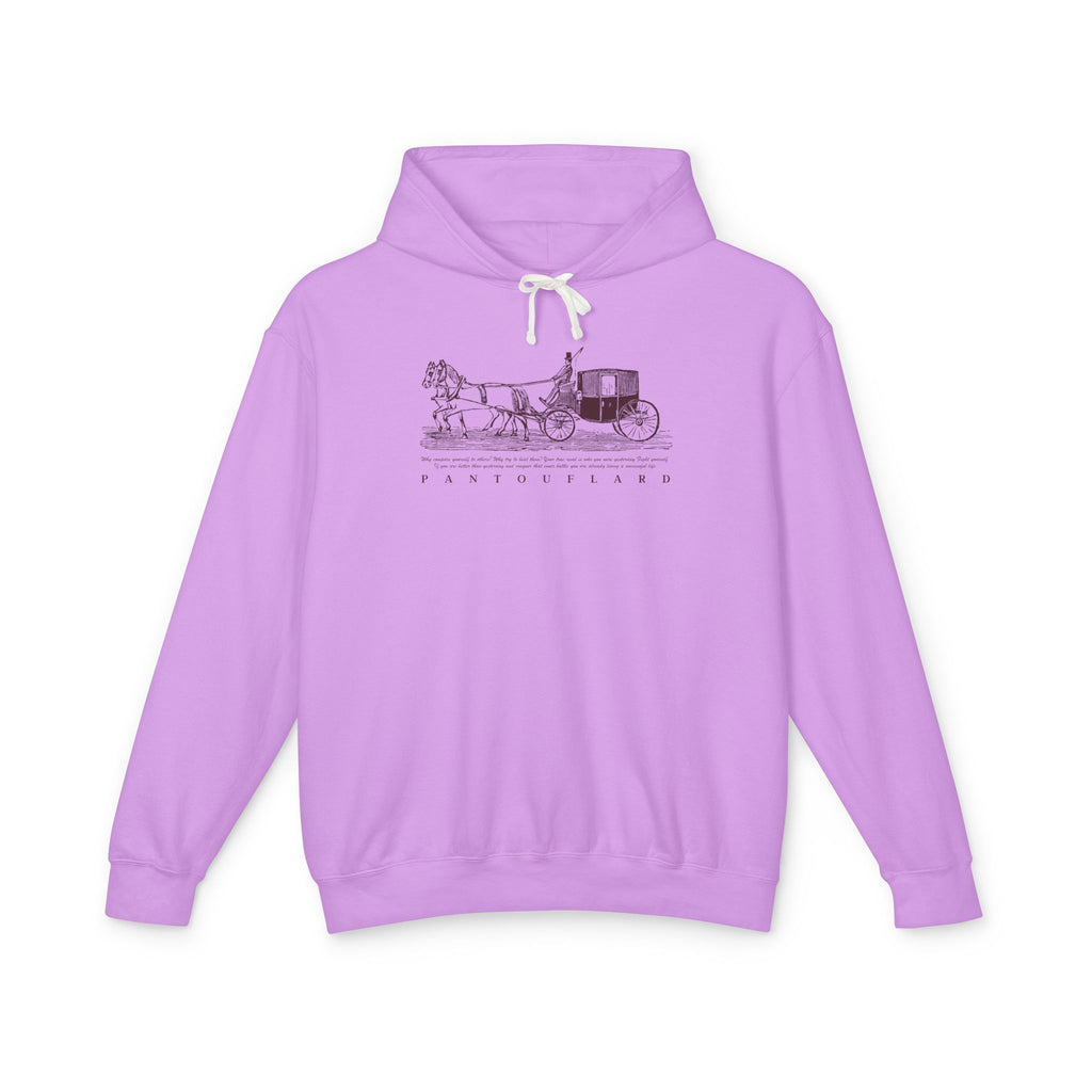 Old Money Equestrian Heritage Hoodie - The Timeless Carriage I (Lightweight 100% Cotton)