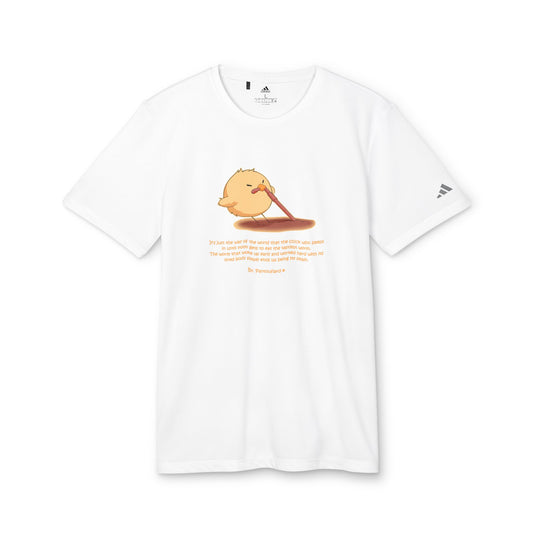 Adidas Cute Chick Cartoon T-Shirt - Cute Sports Tee