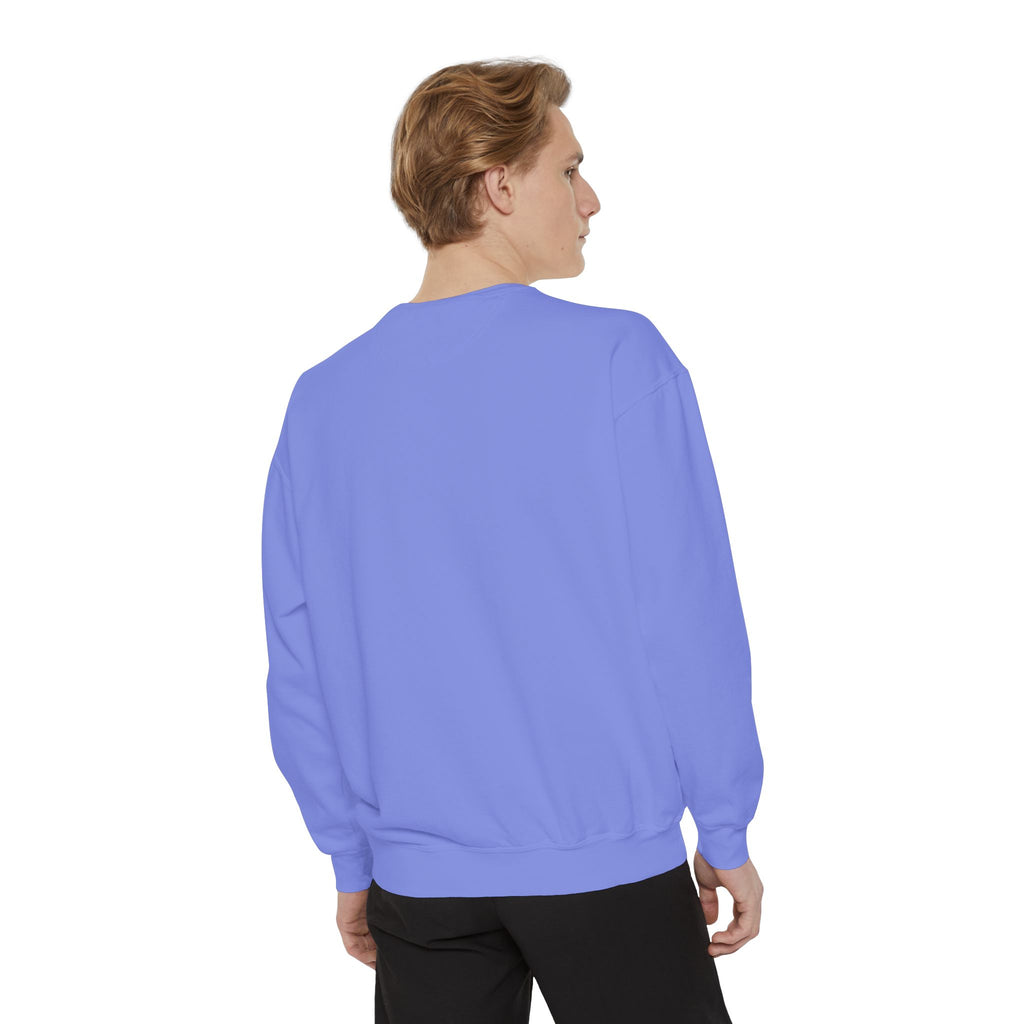Unisex White Vintage Ship Graphic Cotton Blend Sweatshirt