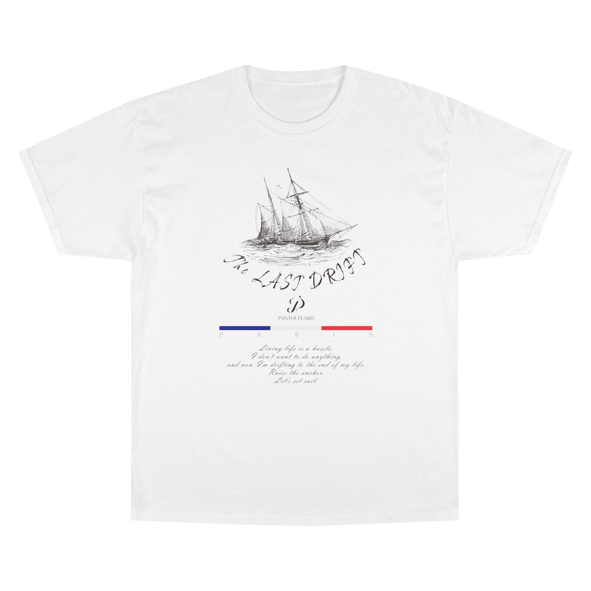 Champion Unisex White Last Drift Cotton T-Shirt