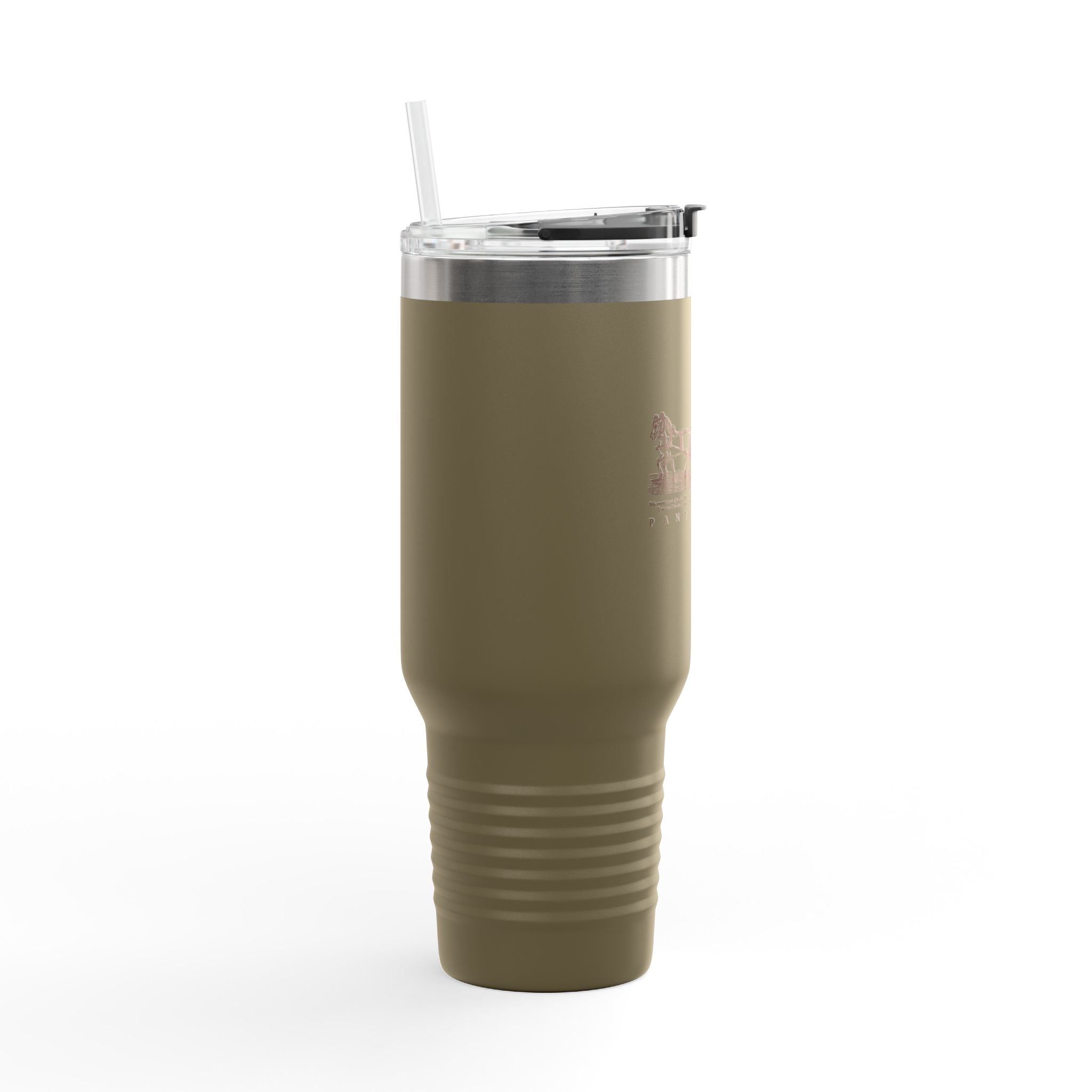Olive Green Vintage Carriage Quote 40oz Stainless Steel Insulated Travel Mug