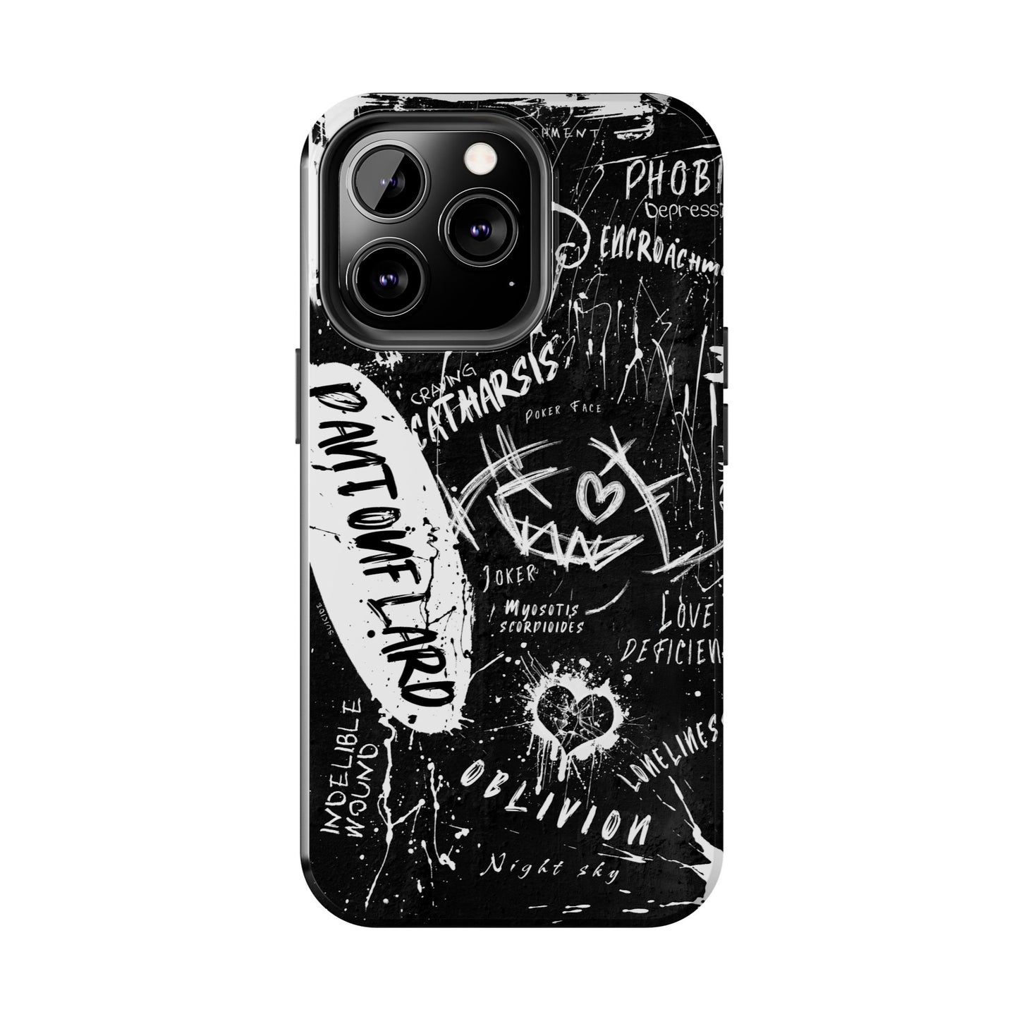 Edgy iPhone Cases for Tough Love - Perfect for Teens and Young Adults, Trendy Art, Unique Gift, Phone Accessories