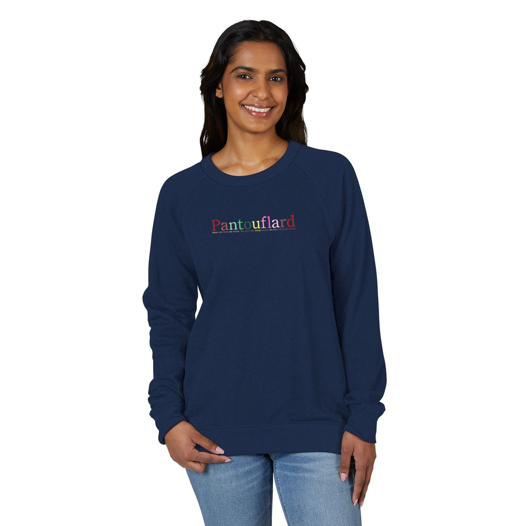 Unisex Old Money Aesthetic Raglan Crewneck - Premium French Terry