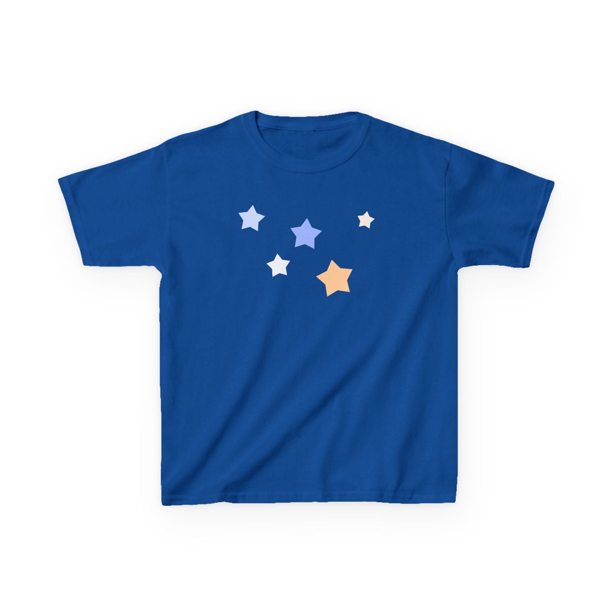 Kids Boys' & Girls' Cassiopeia Constellation Graphic T-Shirt - W-Shape Heavy Cotton Tee