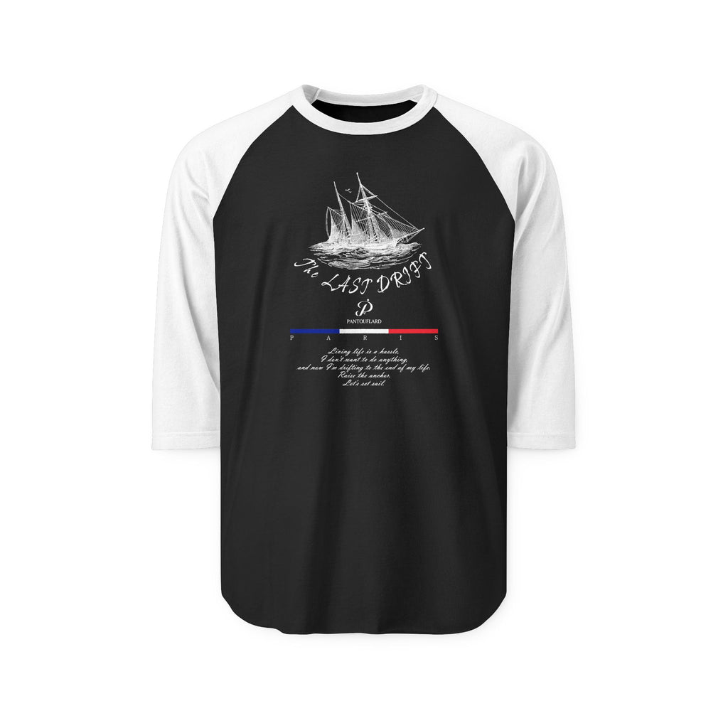 Unisex Black Last Drift Cotton Raglan Shirt