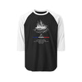 Unisex Black Last Drift Cotton Raglan Shirt