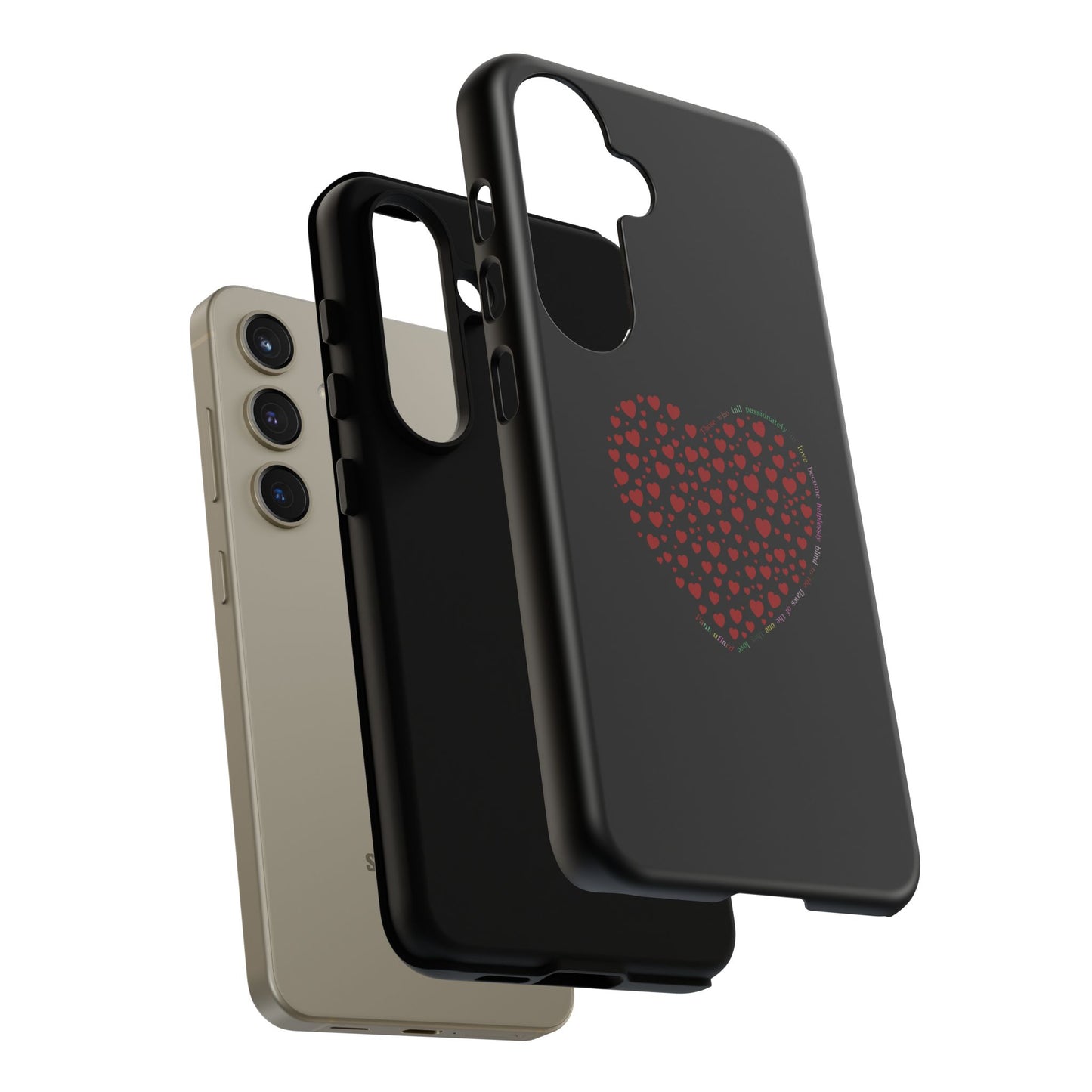Fundas de corazón rojo para teléfonos iPhone, Galaxy, Google Pixel (54 tipos)