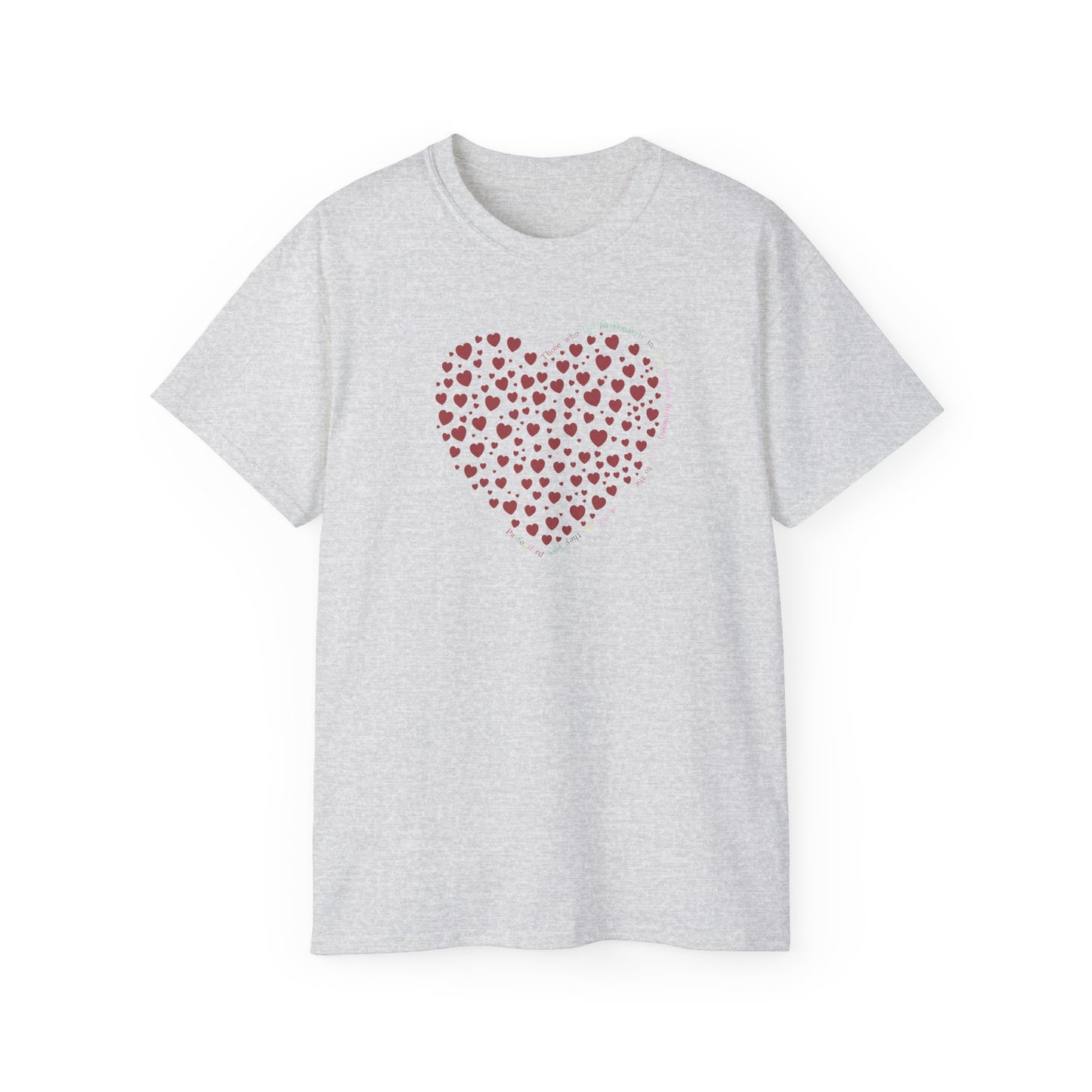 Red Heart Unisex Kurzarm-T-Shirt