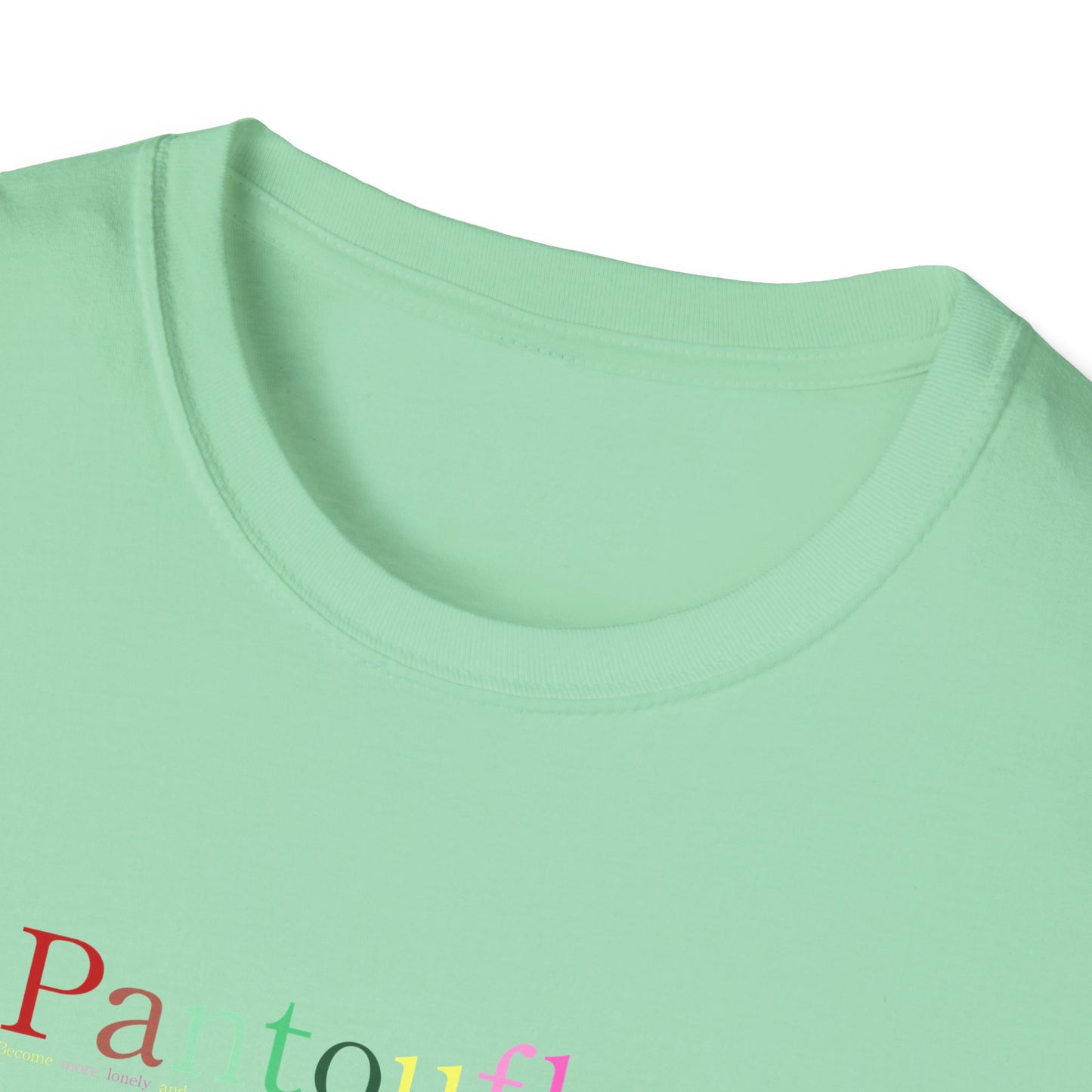 Camiseta unisex pastel juguetona, ropa casual, moda de tendencia