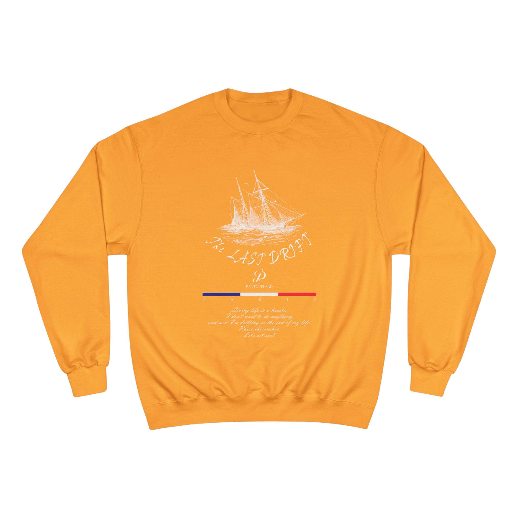 Old Money Nautical Champion Crewneck - The Last Drift II (Paris Streetwear Aesthetic)