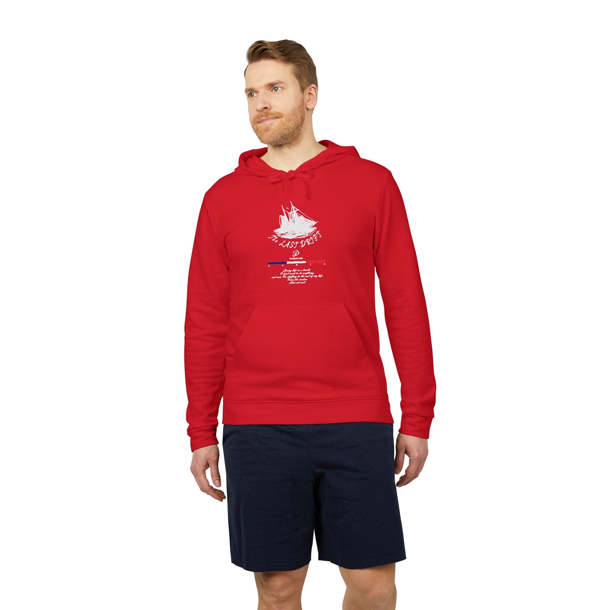 Old Money Yacht Club Hoodie - The Last Drift II (Authentic Adidas Sporty Rich Fleece)