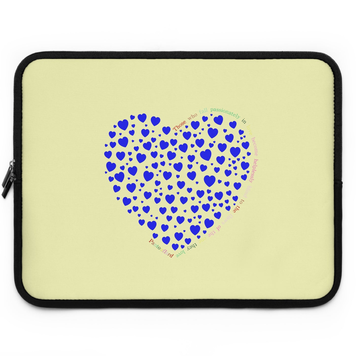 Blue Heart Laptop Sleeve