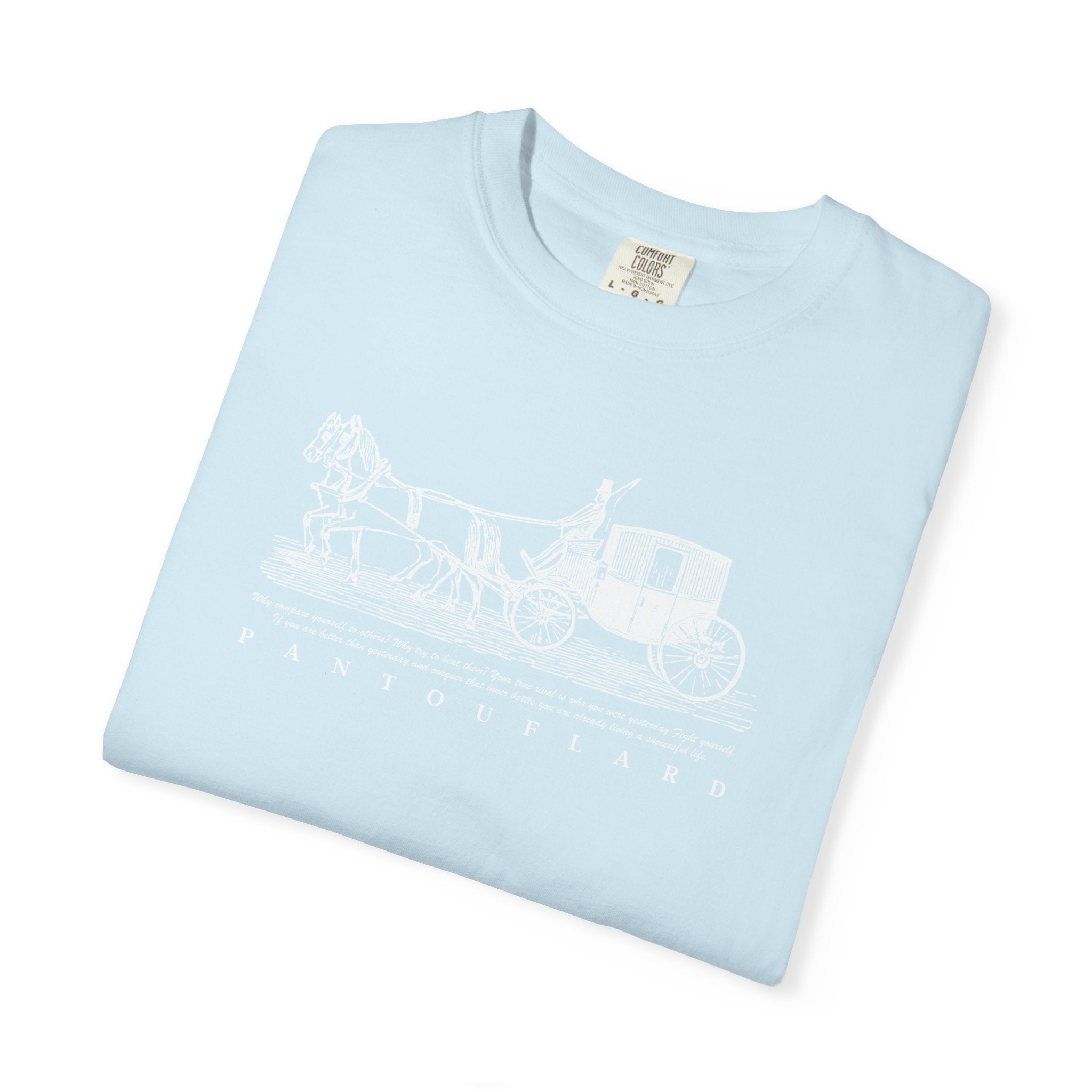 Unisex Burnt Orange Hanes Vintage Carriage Graphic 100% Cotton T-Shirt