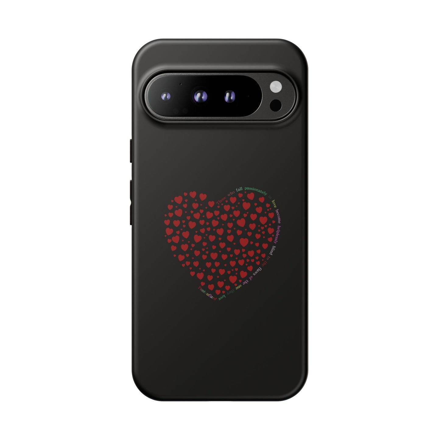 Fundas de corazón rojo para teléfonos iPhone, Galaxy, Google Pixel (54 tipos)
