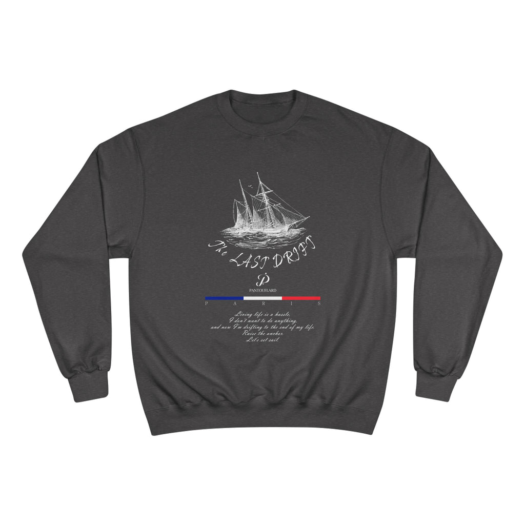 Old Money Nautical Champion Crewneck - The Last Drift II (Paris Streetwear Aesthetic)