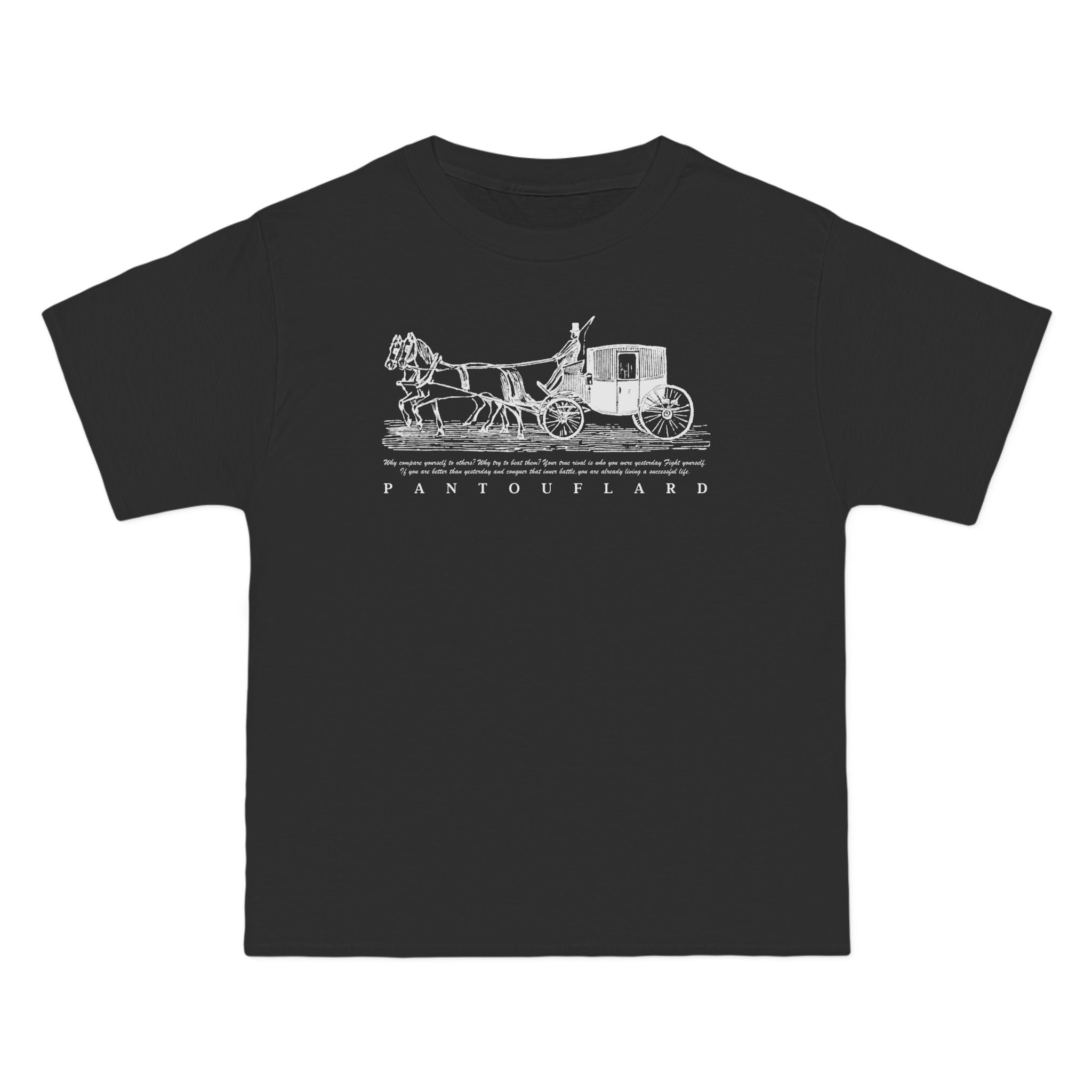 Unisex Navy Hanes Vintage Carriage Graphic 100% Cotton T-Shirt