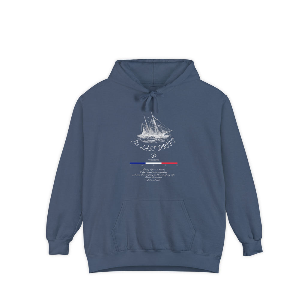 Old Money Nautical Heritage Hoodie - The Last Drift II (9.5oz Garment-Dyed Fleece)