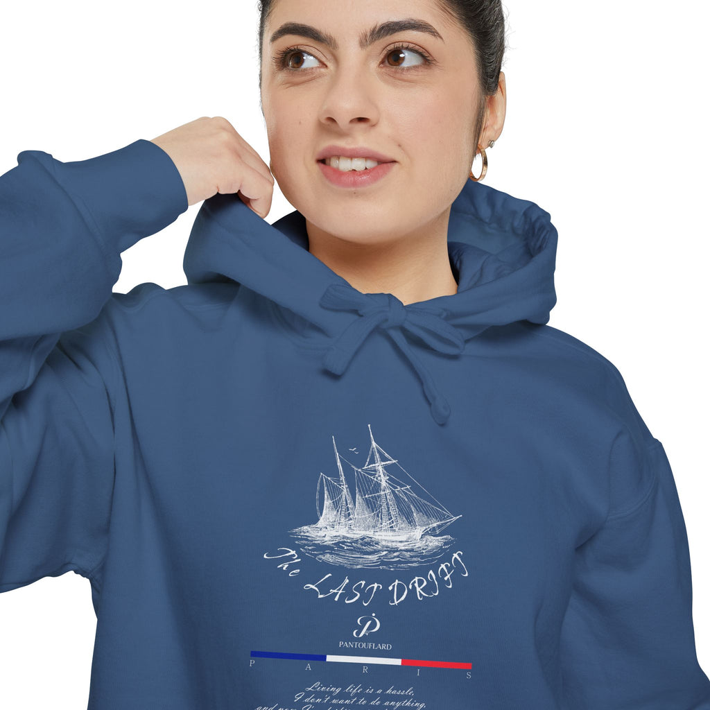 Old Money Nautical Heritage Hoodie - The Last Drift II (9.5oz Garment-Dyed Fleece)