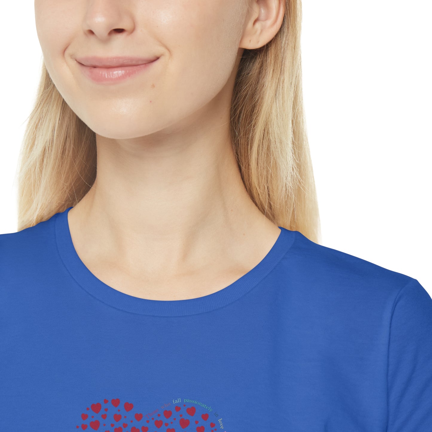 Slim fit Women's T-Shirt (Red Heart)