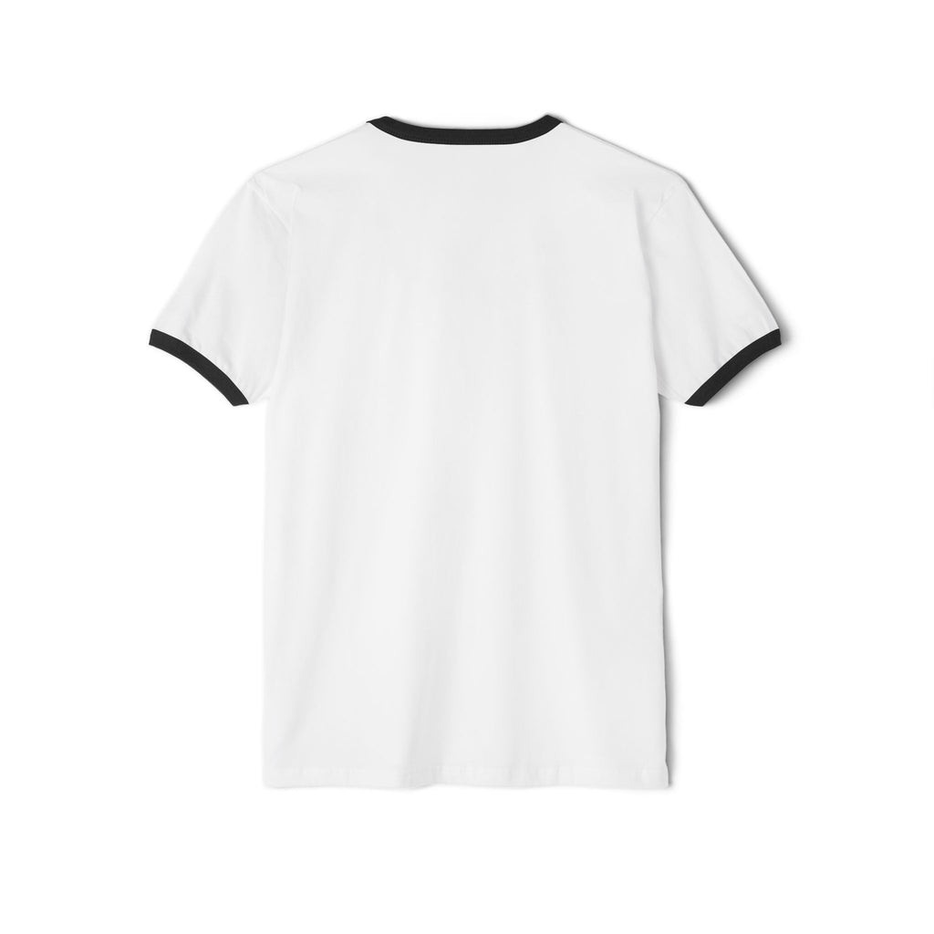 Cassiopeia Constellation Graphic Ringer T-Shirt - W-Shape Astronomy Cotton Tee