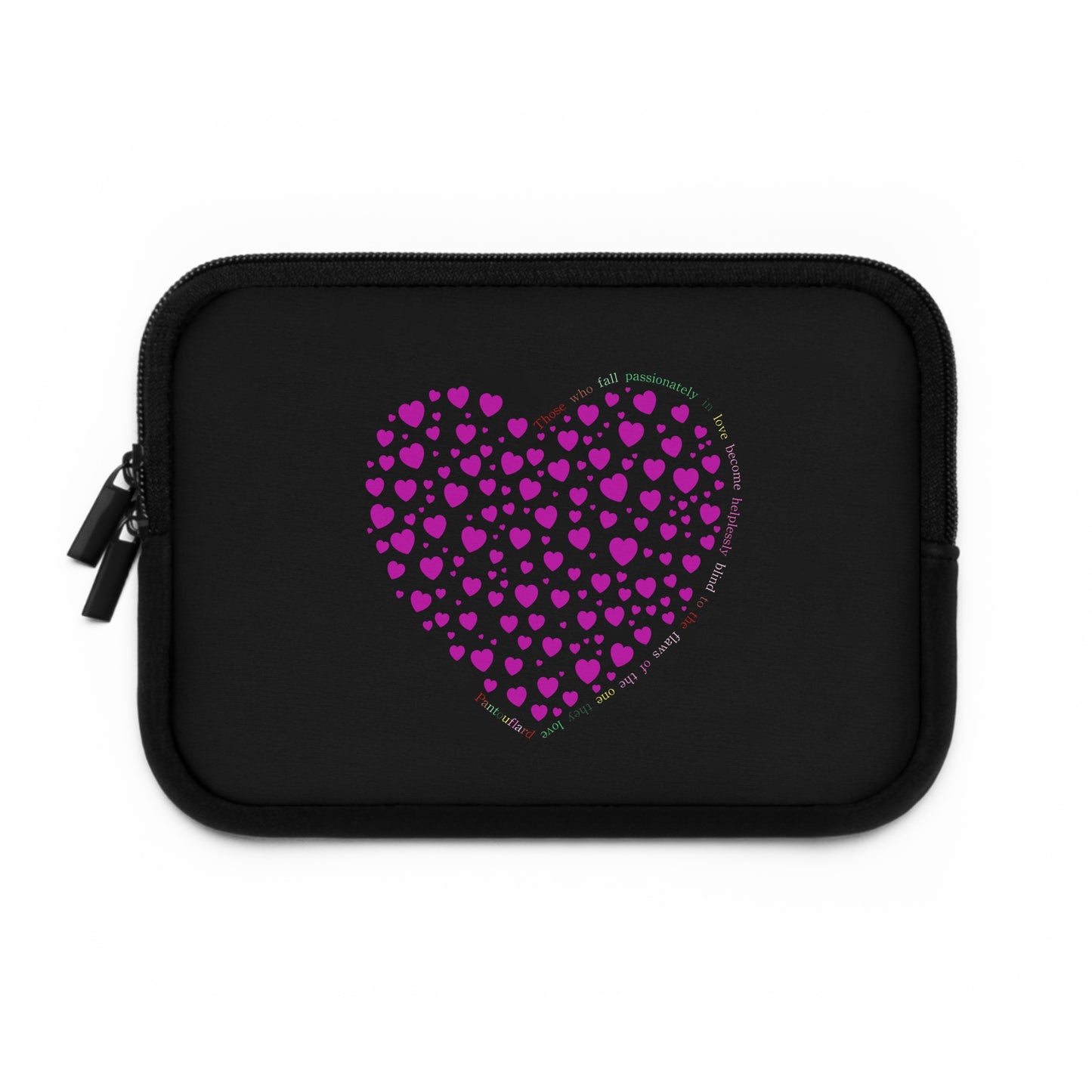 Pink Heart Laptop Sleeve