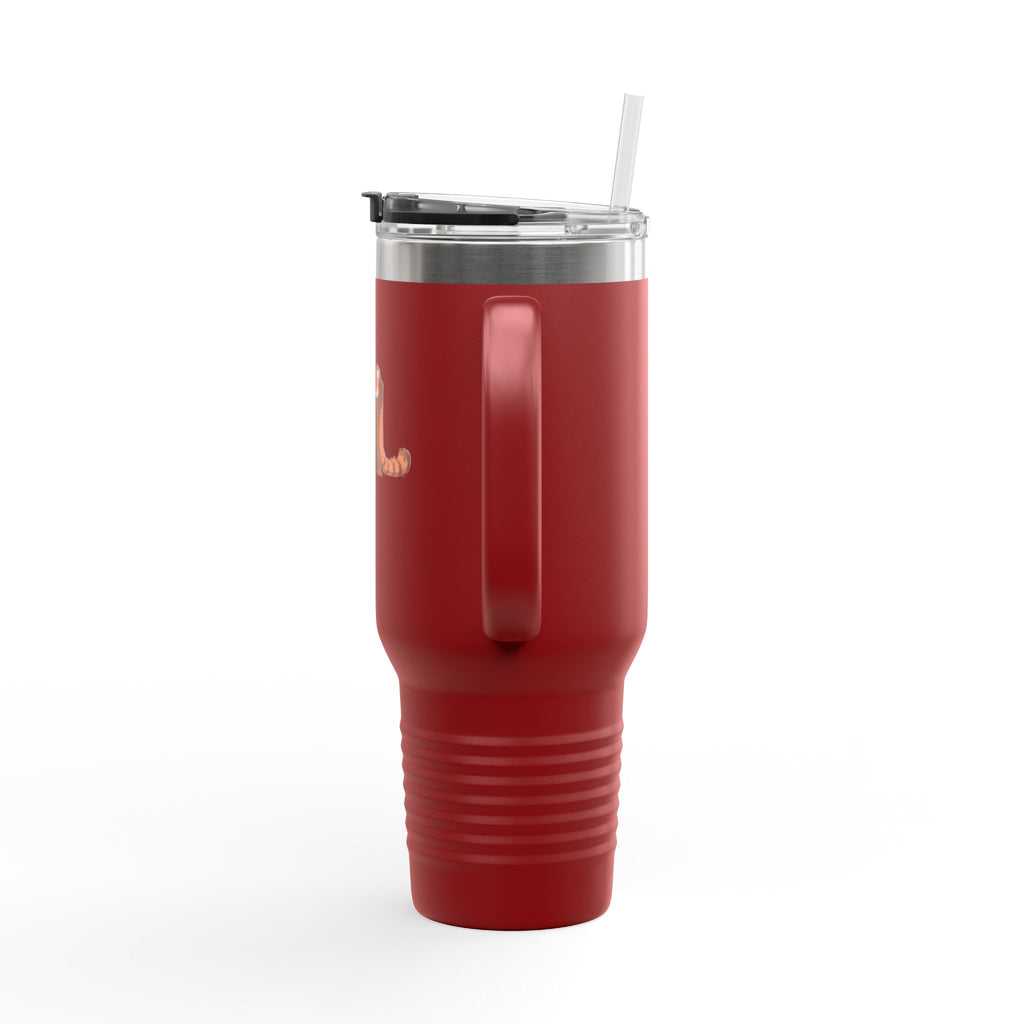 Olive Green Cute Standing Red Pandas 40oz Stainless Steel Insulated Travel Mug