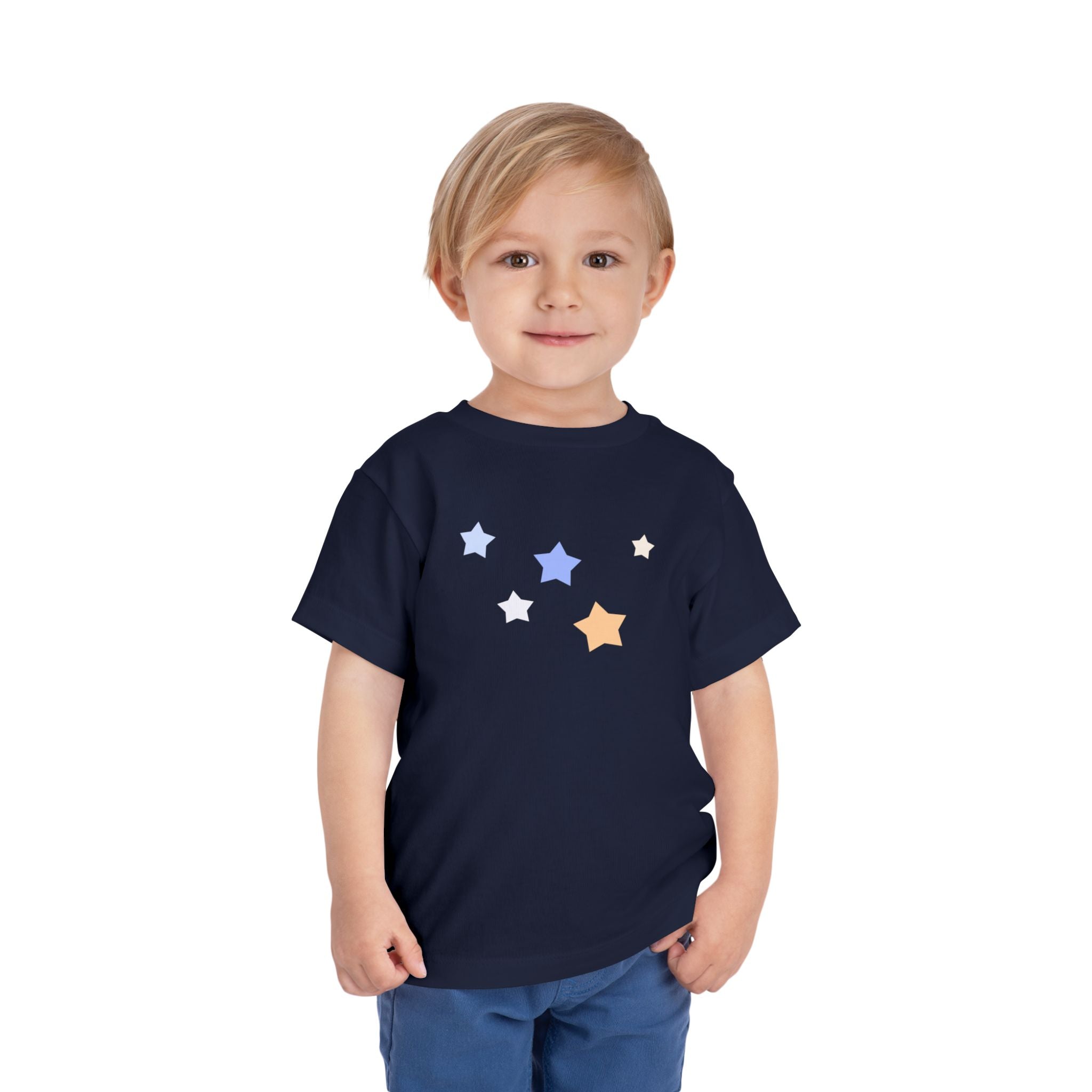 Toddler Boys' & Girls' Cassiopeia Constellation Graphic T-Shirt - W-Shape 100% Cotton Kids short-sleeve t-shirt