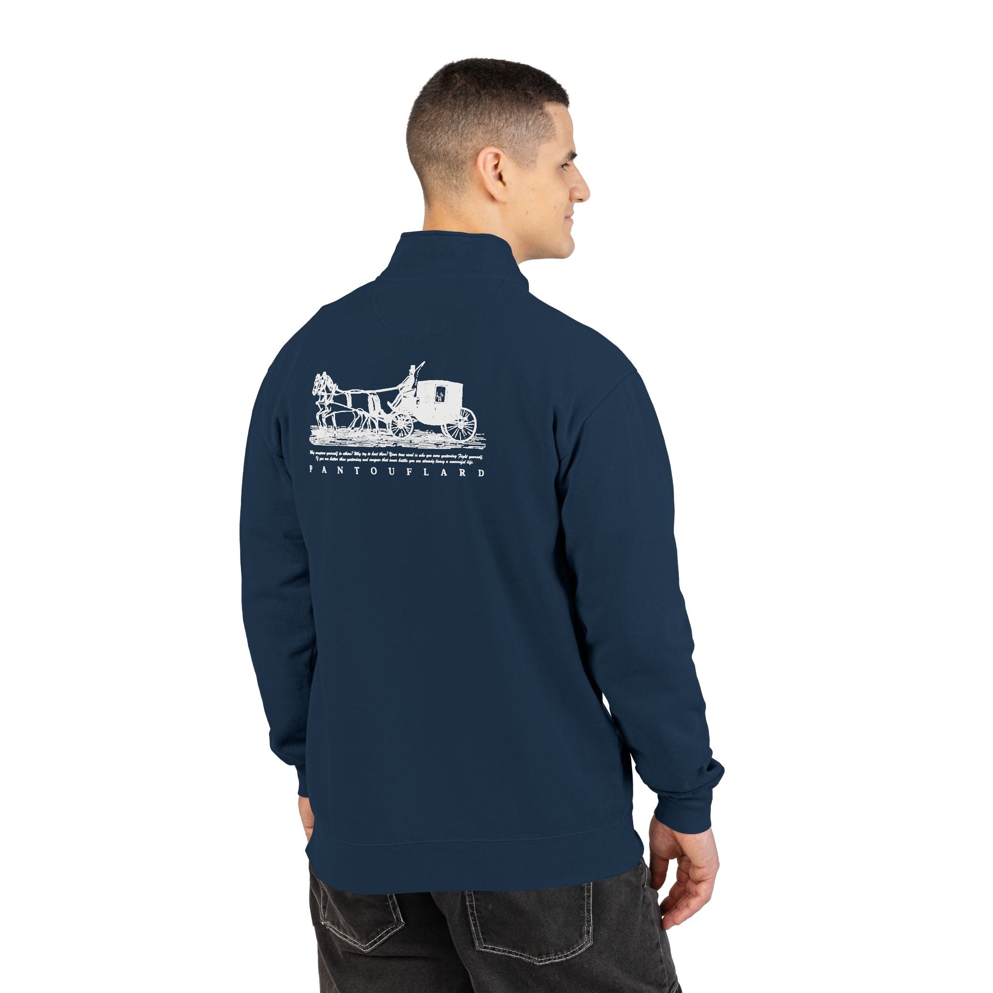 Old Money Country Club Quarter-Zip - The Heritage II (Comfort Colors 1580 Vintage Wash)