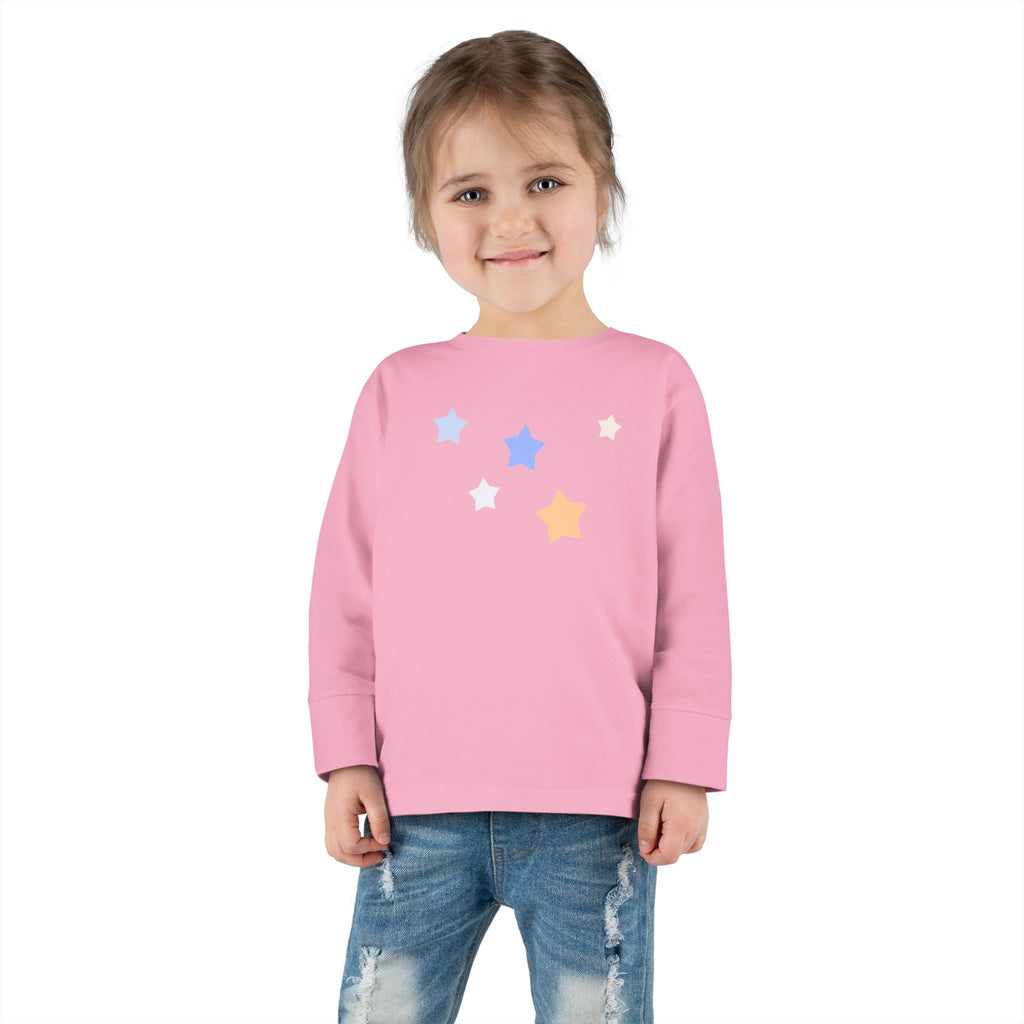 Toddler Cassiopeia Star Print Cotton Baby Long Sleeve Tee