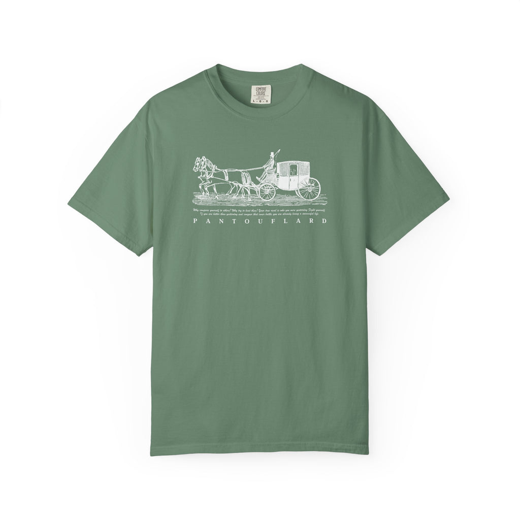 Unisex Burnt Orange Hanes Vintage Carriage Graphic 100% Cotton T-Shirt