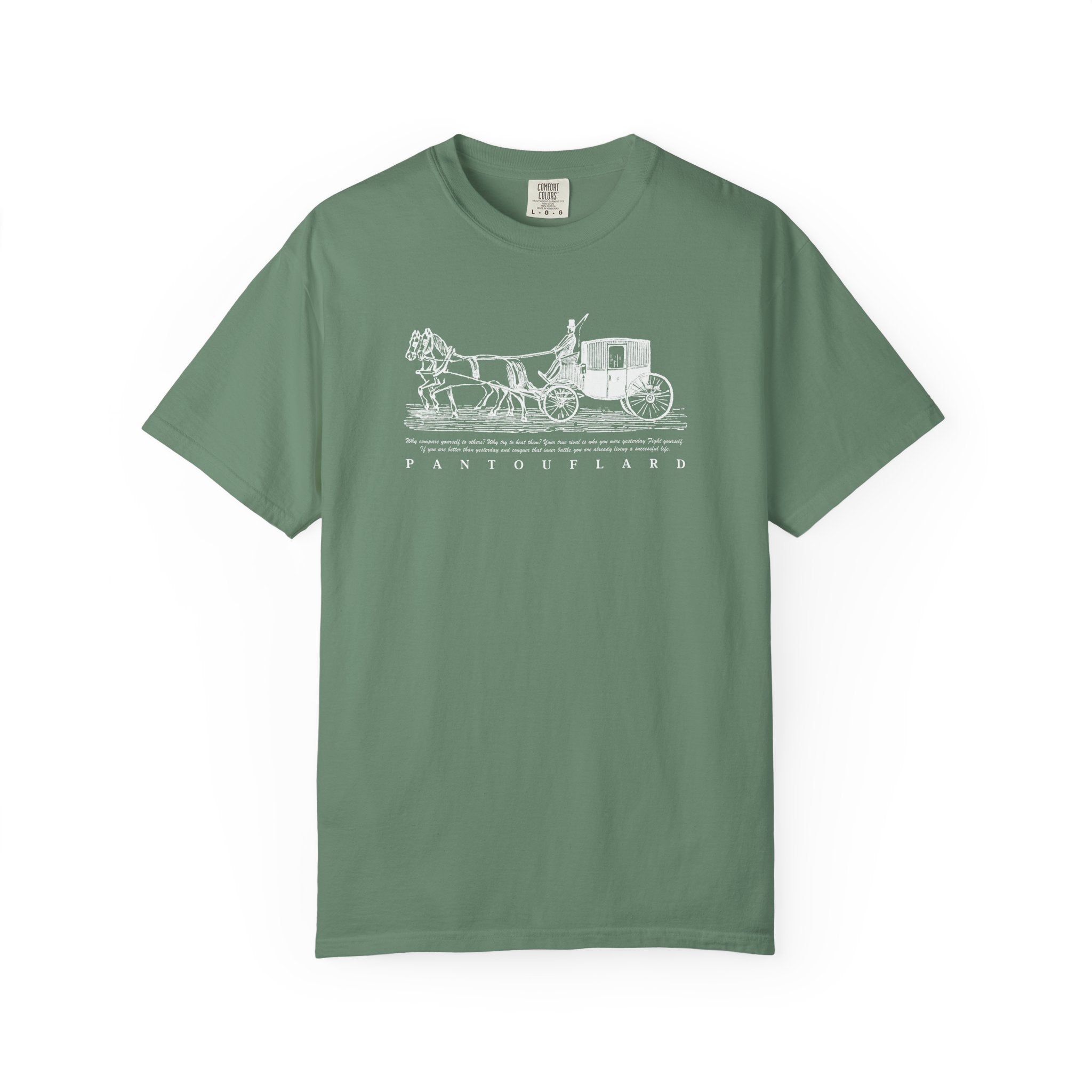 Unisex Burnt Orange Hanes Vintage Carriage Graphic 100% Cotton T-Shirt