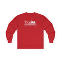 Unisex Black Pantouflard Carriage Cotton Long Sleeve Tee