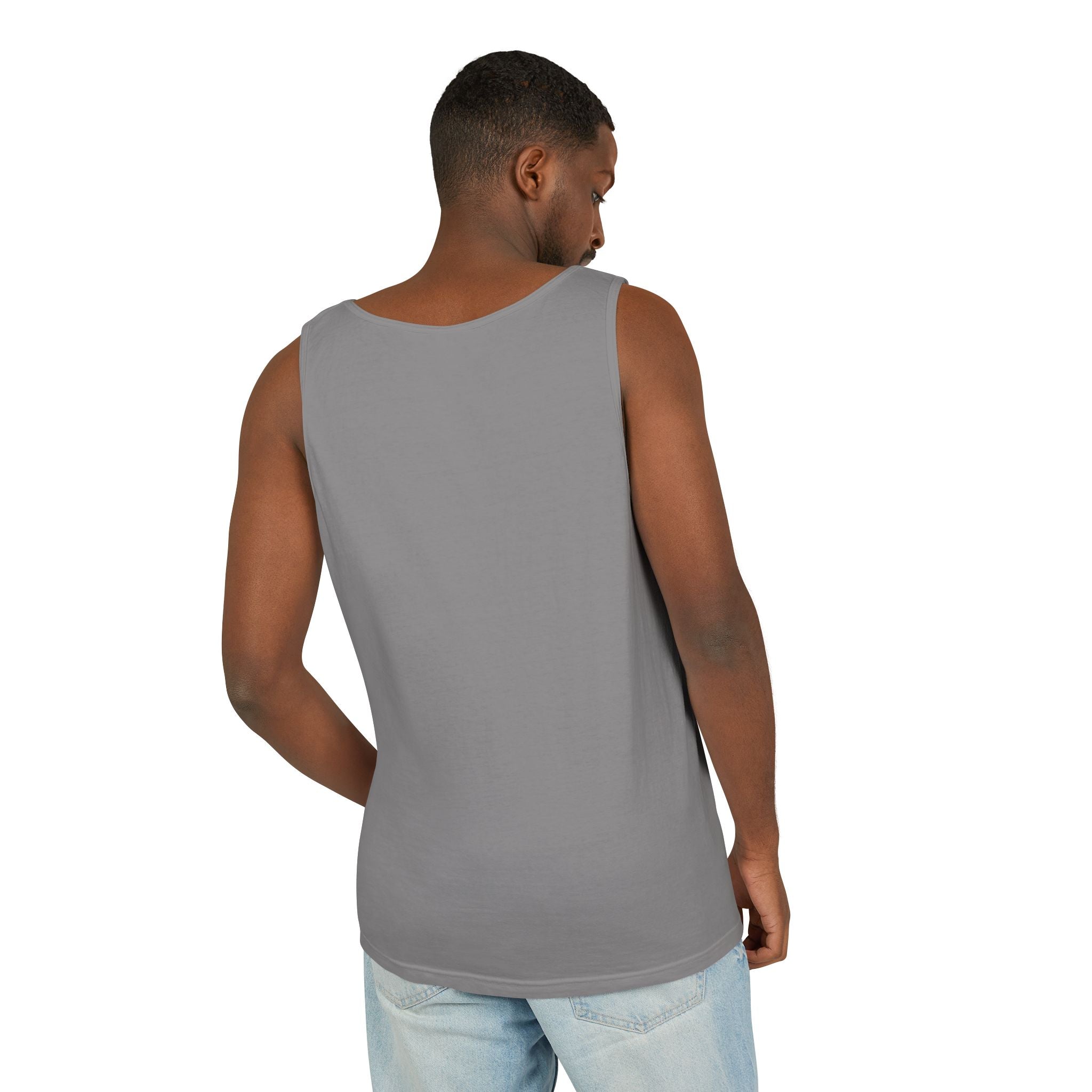 Men's & Women's Cassiopeia Constellation Graphic Garment-Dyed Tank Top - W-Shape Sleeveless Shirt