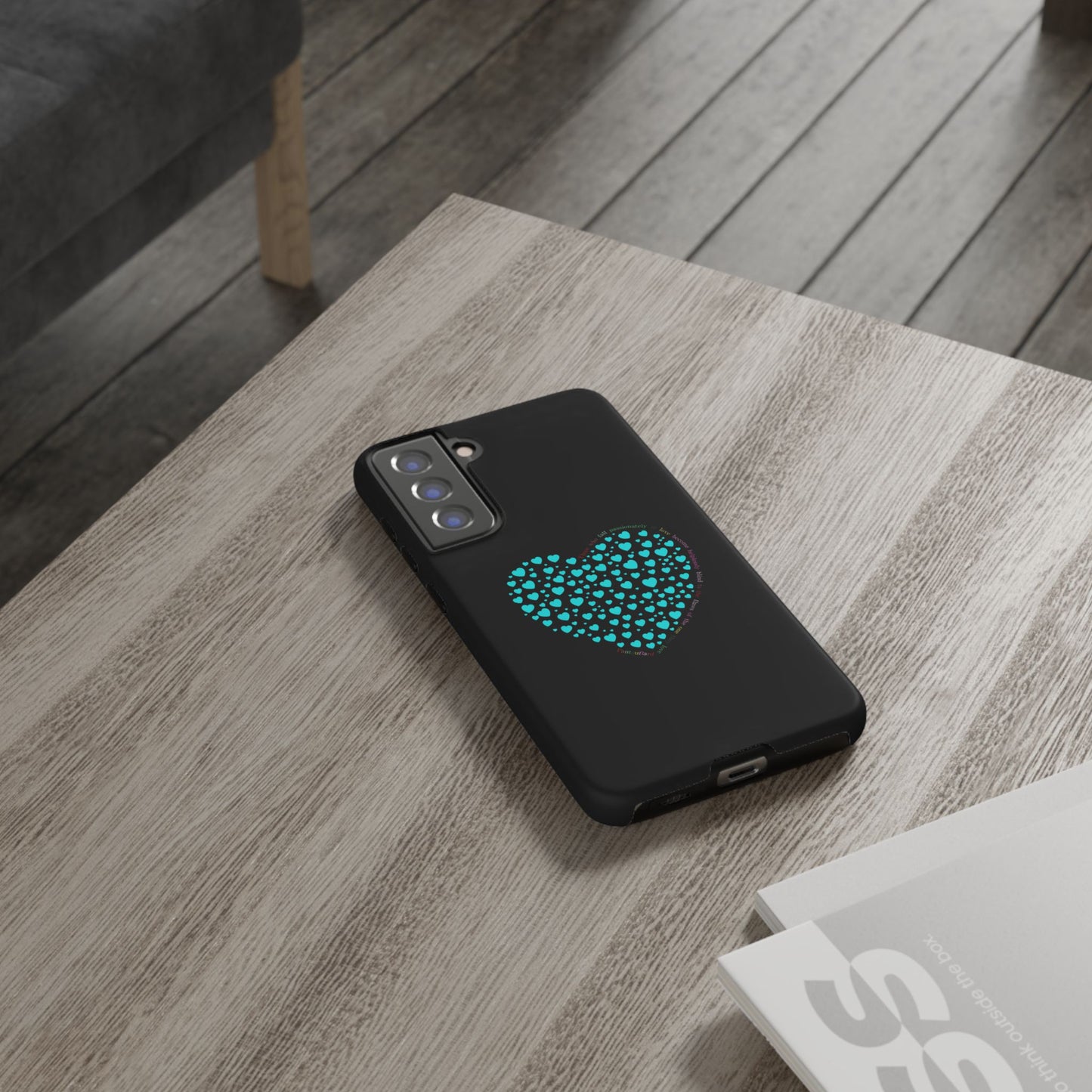 Fundas Mint Heart para teléfonos iPhone, Galaxy, Google Pixel (54 tipos)