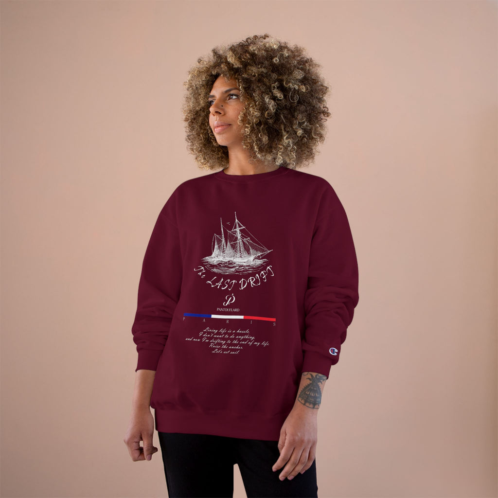 Old Money Nautical Champion Crewneck - The Last Drift II (Paris Streetwear Aesthetic)