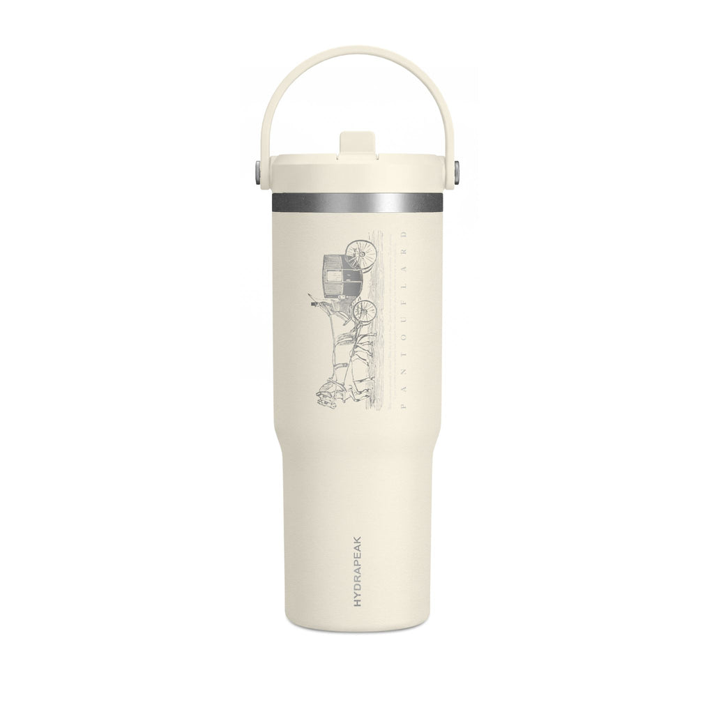 Ivory Vintage Carriage Quote 32oz Stainless Steel Nomad Tumbler