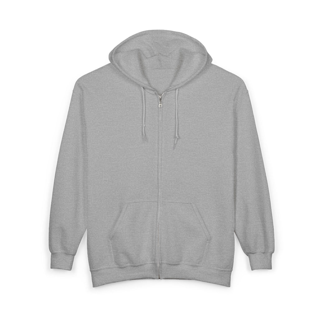 Old Money Aesthetic Zip-Up Hoodie - Back print Heavyweight