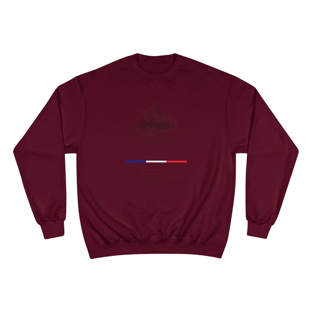 Old Money Nautical Champion Crewneck - The Last Drift I (Paris Streetwear Aesthetic)