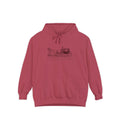 Old Money Equestrian Heritage Hoodie - The Heritage Carriage I (Premium Garment-Dyed Heavyweight Fleece)