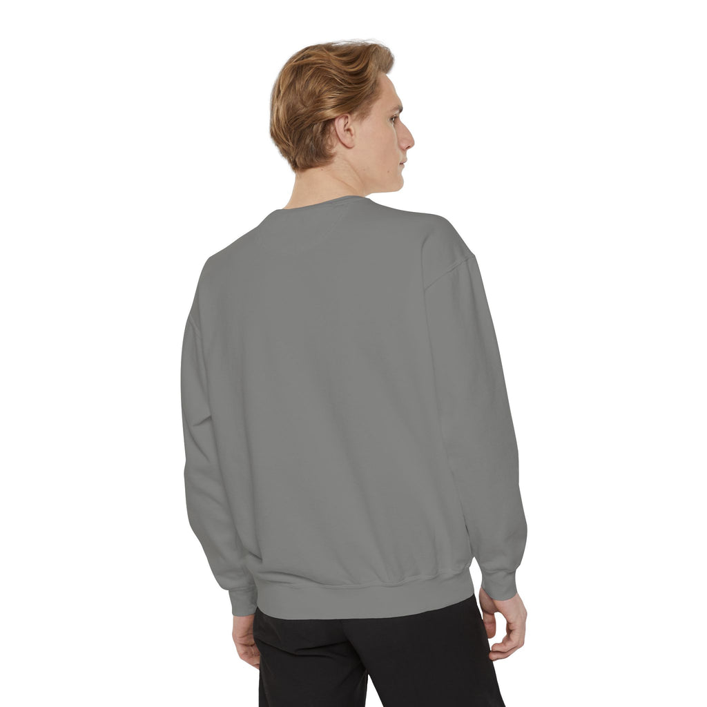 Unisex White Vintage Ship Graphic Cotton Blend Sweatshirt