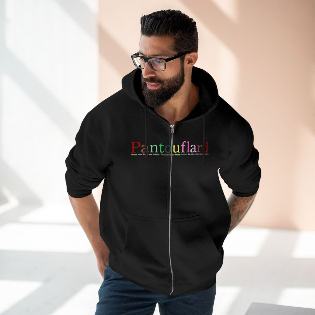 Text Zip Hoodie | Lane Seven Fleece with YKK Zipper