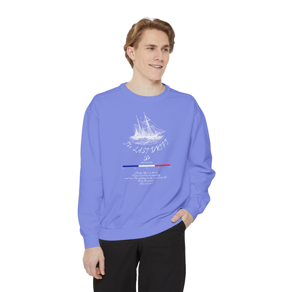 Unisex Navy Last Drift Cotton Blend Sweatshirt