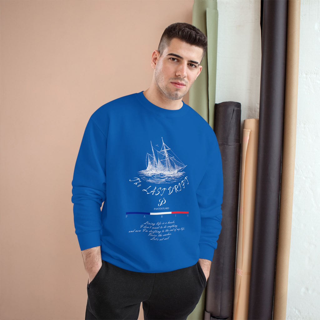 Old Money Nautical Champion Crewneck - The Last Drift II (Paris Streetwear Aesthetic)