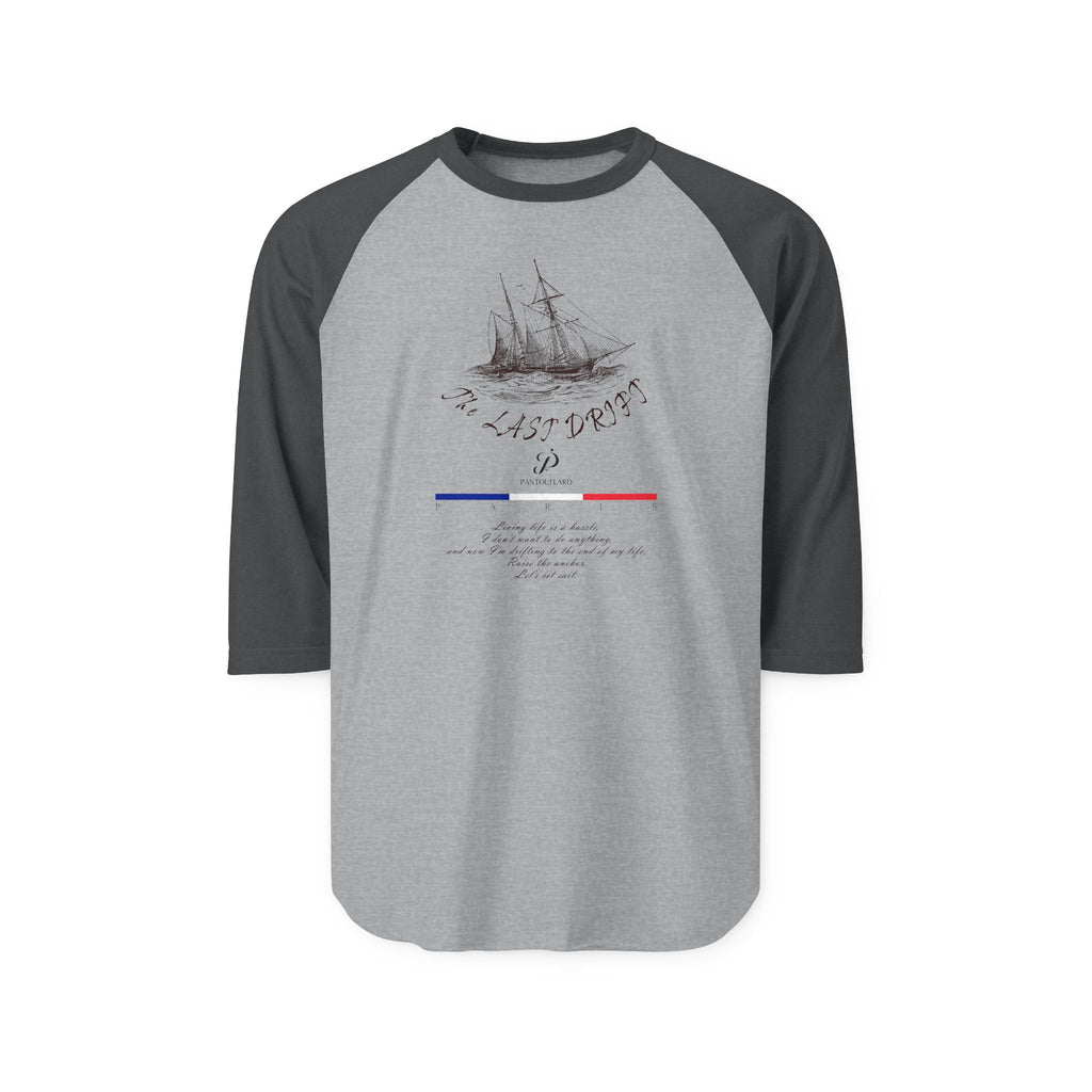 Unisex White Last Drift Cotton Raglan Shirt