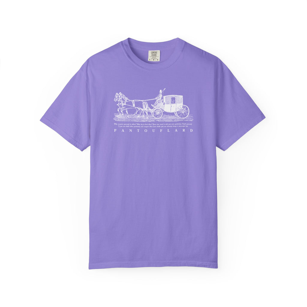 Unisex Burnt Orange Hanes Vintage Carriage Graphic 100% Cotton T-Shirt